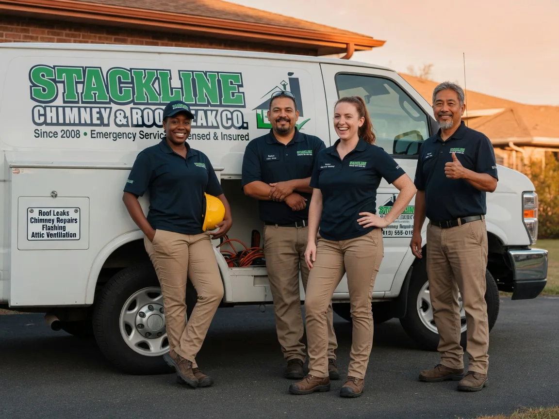 Chimney flashing repair company in Perkins, OK